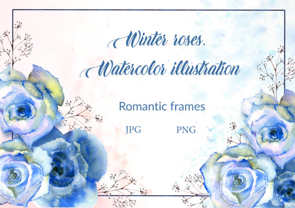 Blue Roses Watercolor Illustration: A Designer’s Perspective on Creative Potential