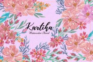 Kartika Watercolor Floral Illustrations