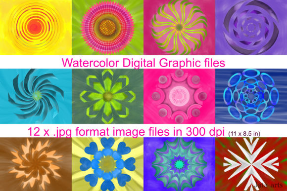 Watercolor Designs for Calendar: A Versatile Illustration Asset for Small Business Branding