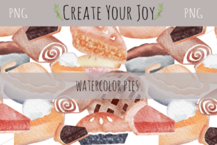Watercolor Pies and Illustrations