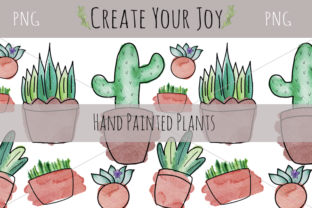Watercolor Plants with Printables