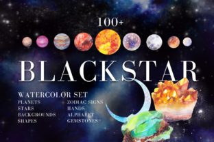 Watercolor Space, Cosmos Graphic Set Review for Real Embroidery Projects