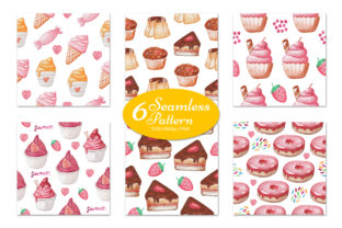 Watercolor Sweet Food Illustrations